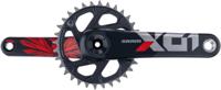 SRAM crankstel "x01 eagle" crankset x01 eagle 32t boost 165mm oxy red