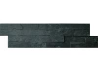 Stonepanel Antracite steenstrips natuursteen 15x60 cm antraciet mat