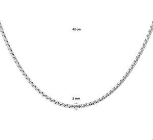 TFT Zilveren Ketting Venetiaans Bol 2,0 mm x 50 cm