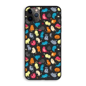Kleurrijke katten: iPhone 11 Pro Biologisch afbreekbaar hoesje