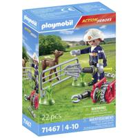 Playmobil Act!on Heros Brandweer-dierenreddingsdienst 71467 - thumbnail