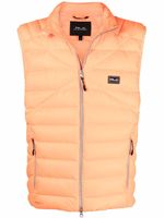 Polo Ralph Lauren gilet matelassé à patch logo - Orange - thumbnail