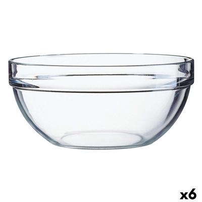 Saladekom Luminarc Transparant Glas (20 cm) (6 Stuks)