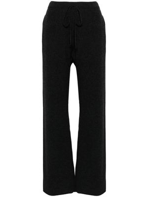 Maison Margiela pantalon en maille à coupe droite - Noir