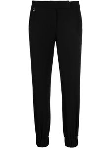 Patrizia Pepe pantalon de jogging taille basse à plaque logo - Noir