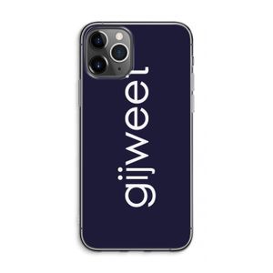 Gijweet: iPhone 11 Pro Max Transparant Hoesje
