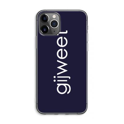 Gijweet: iPhone 11 Pro Max Transparant Hoesje