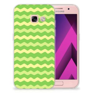 Samsung Galaxy A3 2017 TPU bumper Waves Green