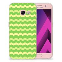 Samsung Galaxy A3 2017 TPU bumper Waves Green