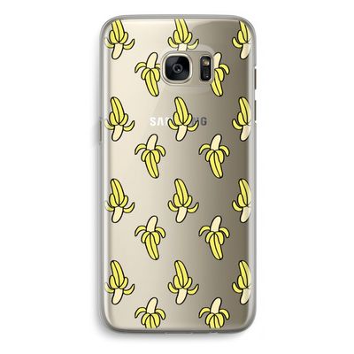 Bananas: Samsung Galaxy S7 Edge Transparant Hoesje