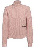 Marni pull à logo brodé - Rose