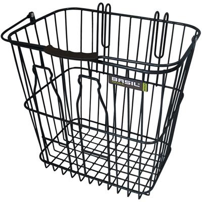 Basil bottle basket - fietsmand - achterop -zwart