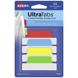 Avery-Zweckform Plakindex 74768 Groen, Geel, Rood, Blauw