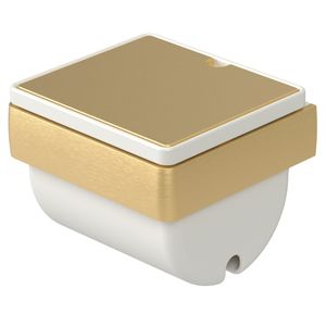 Haceka Aline Toiletrolhouder Bedekt Keramiek Goud Aluminium
Haceka Aline toiletpapierhouder bedekt met goud aluminium keramiek.