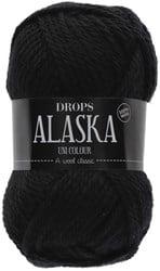 Drops Alaska Uni Colour 006 Zwart