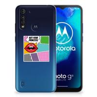 Motorola Moto G8 Power Lite | Sillicone Back Cover | Popart Princess