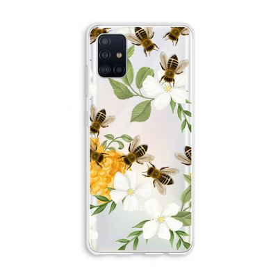 No flowers without bees: Galaxy A51 4G Transparant Hoesje