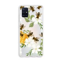 No flowers without bees: Galaxy A51 4G Transparant Hoesje