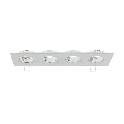 Luzern LED armatuur 4 voudig aluminium 876506 2700K