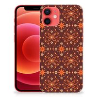 iPhone 12 Mini TPU bumper Batik Brown