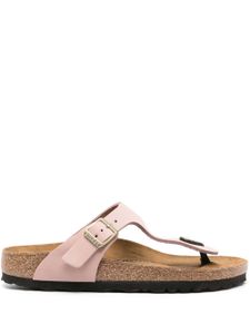 Birkenstock claquettes Gizeh en daim - Rose