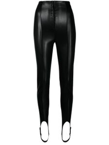 Philosophy Di Lorenzo Serafini legging en cuir artificiel - Noir