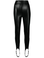 Philosophy Di Lorenzo Serafini legging en cuir artificiel - Noir - thumbnail