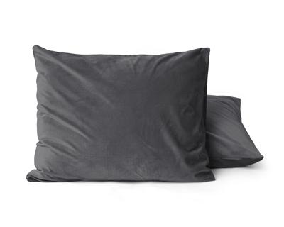 Sleeptime Velvet 2 in 1 kussenslopen Antraciet 60 x 70 cm