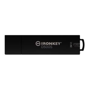 Kingston Technology IronKey D500S USB flash drive 32 GB USB Type-A 3.2 Gen 1 (3.1 Gen 1) Zwart