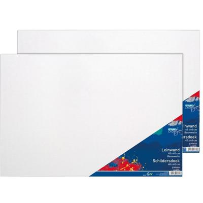 Toppoint Canvas schildersdoek - 2x - 40 x 60 cm - schilderen - doeken op frame