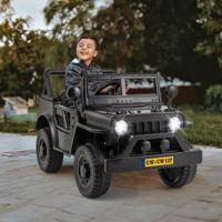 12 V Vrachtwagen Auto voor Kinderen Elektrisch Voertuig met Afstandsbediening 3 Snelheden Ride-on Speelgoed met Handvat en Wielen