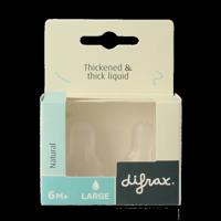 Flesspeen large natural 6+ maanden 2 Stuks