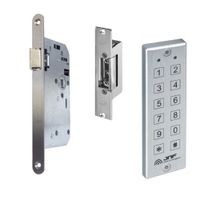 JNF Project loopslot din links 60 mm met elektrische sluitplaat en cijfercode tableau