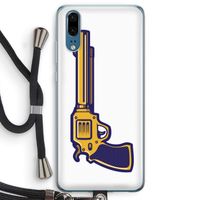 Pew Pew Pew: Huawei P20 Transparant Hoesje met koord