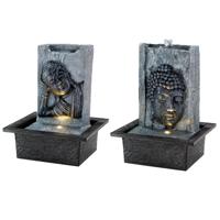 LED fontein Boeddha 21x18x27cm bi/bu LED fontein Boeddha 21x18x27cm bi/bu