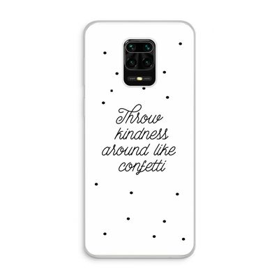 Confetti: Xiaomi Redmi Note 10 Lite Transparant Hoesje