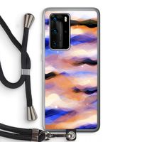 Donkere Wolken: Huawei P40 Pro Transparant Hoesje met koord