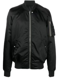 Rick Owens veste bomber à fermeture zippée - Noir