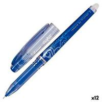 Boligrafo de tinta líquida Pilot Frixion Point Wisbare inkt Blauw (12 Stuks)