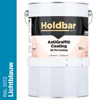 Holdbar Anti Graffiti Coating Lichtblauw (RAL 5012) 2,5 Kg