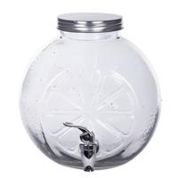 Alessandro Drankdispenser Citrus - 5 liter - glas - limonadetap - 17 x 22 x 24 cm