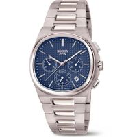 Boccia 3740-01 Horloge Chronograaf titanium zilverkleurig-blauw 45 mm - thumbnail