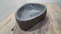 Wasbak riviersteen RXL250330, 62x41x15 cm