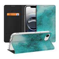 Bookcase voor Apple iPhone 16e Painting Blue