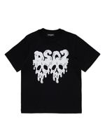 DSQUARED2 KIDS t-shirt en coton à logo imprimé - Noir - thumbnail