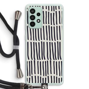Moroccan stripes: Samsung Galaxy A52s 5G Transparant Hoesje met koord