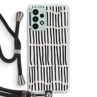 Moroccan stripes: Samsung Galaxy A52s 5G Transparant Hoesje met koord