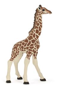 Plastic speelgoed figuur baby giraffe 9 cm   -