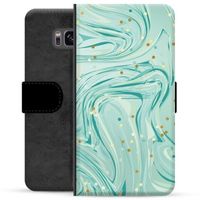 Samsung Galaxy S8 Premium Wallet Hoesje - Groen Mint