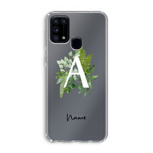 Green Brush: Samsung Galaxy M31 Transparant Hoesje
